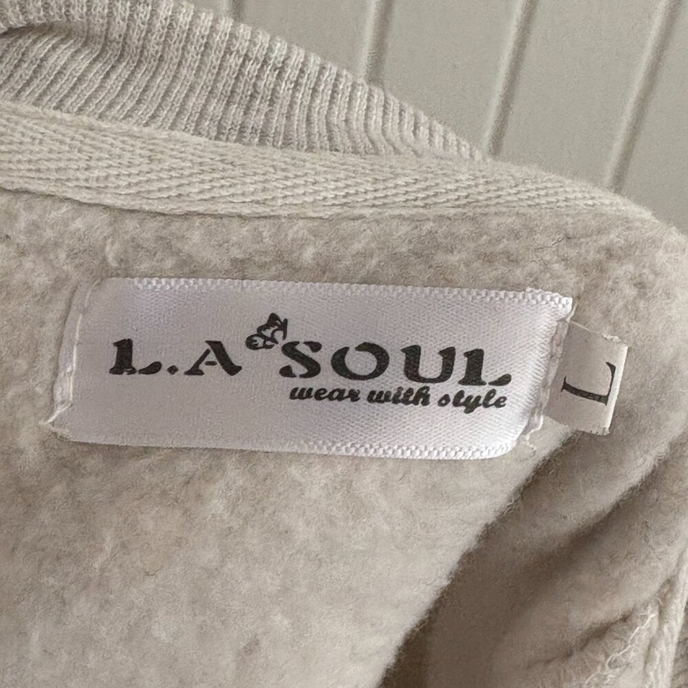 Safari Animal Print Fleece Sweatshirt LA SOUL - Picture 11 of 13